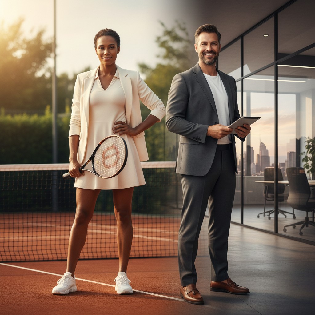 Maria Sharapova and Alexander Gilkes, a power couple, showcasing their combined success in 2025.